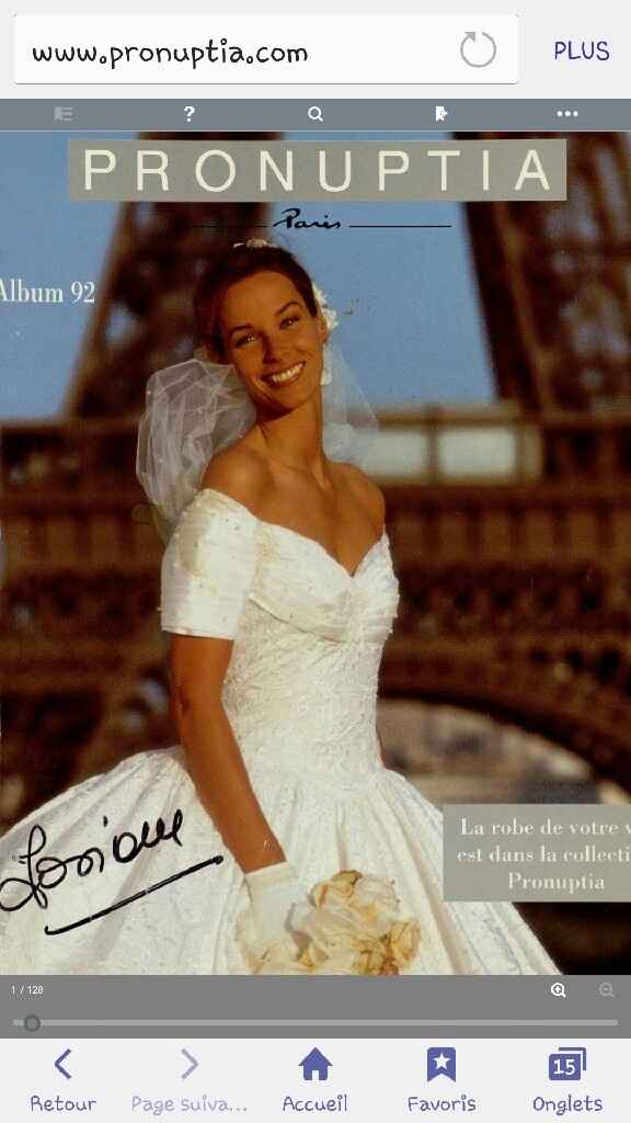 Petit délire : quel était le type de robe de mariée, l'année de ma naissance ? ( Oui, je sais, je ne