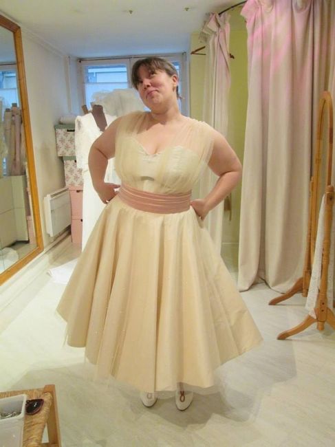 Premier essayage de mon robe de Mariée