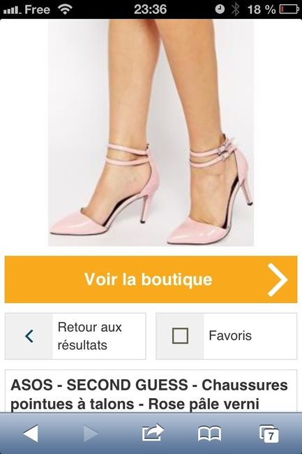 Mes chaussures roses poudrées 