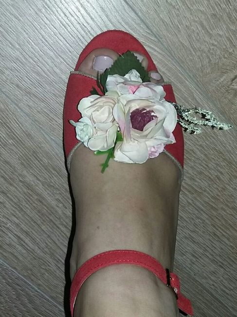 chaussures fleuries originales