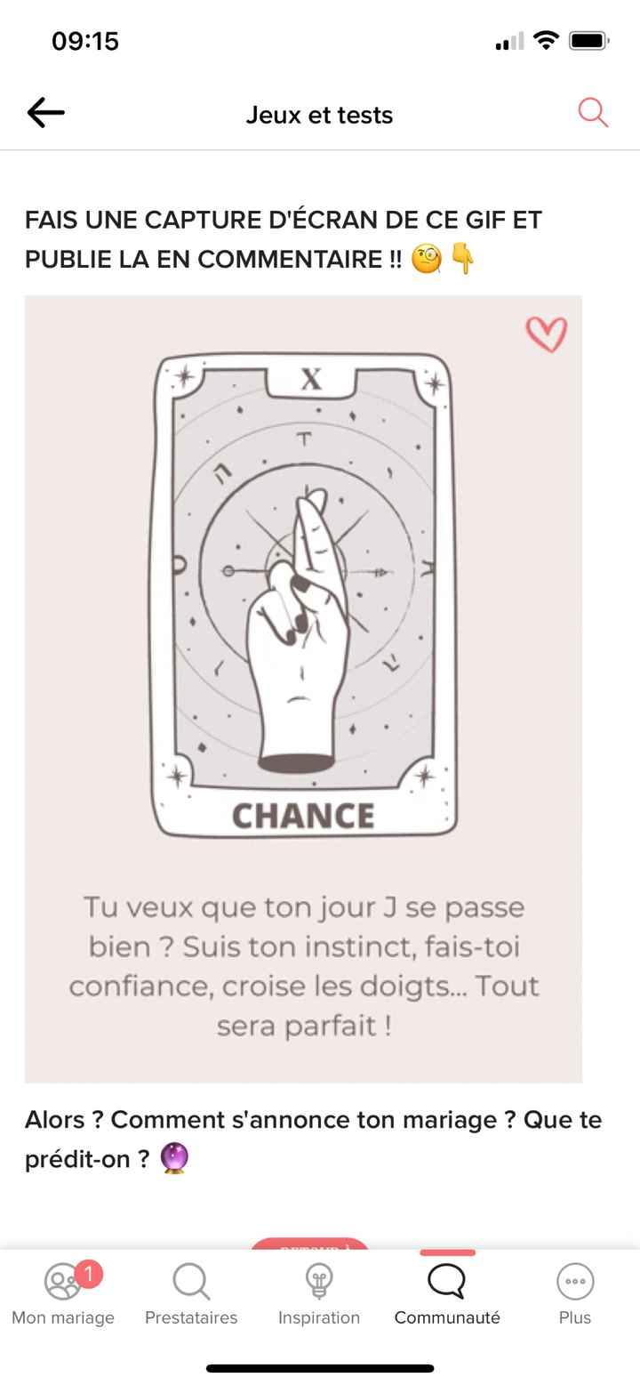 La chance te sourit 🔮😃 - 1