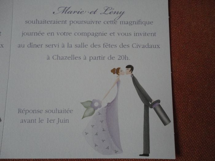 Le faire-part