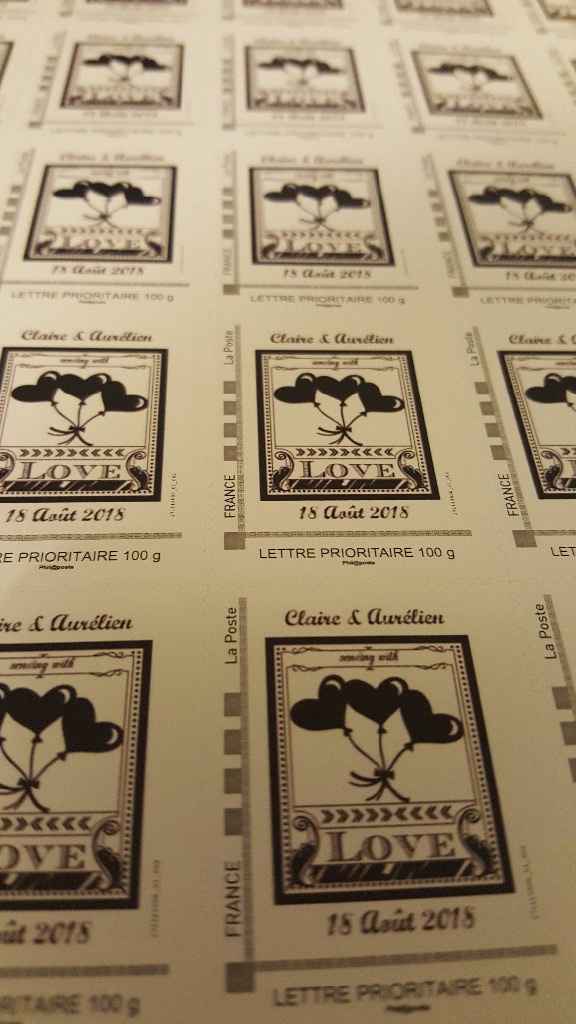 Timbres personnalisés Vintage Romantique