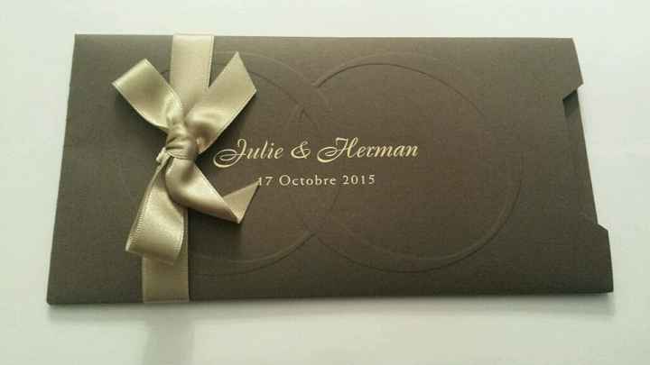 Faire part reçu  et envoyé!  qu en pensez vous? :-) - 1