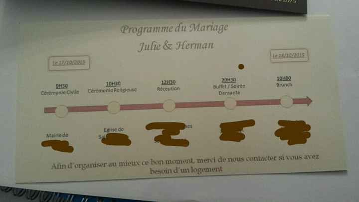 Faire part reçu  et envoyé!  qu en pensez vous? :-) - 3