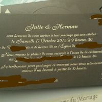 Faire part reçu  et envoyé!  qu en pensez vous? :-) - 2