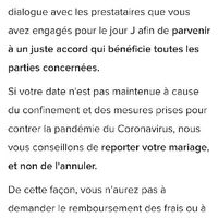Report du mariage - le domaine augmente considerablement les prix - 1