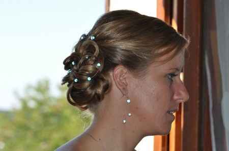 Coiffure vue de côté