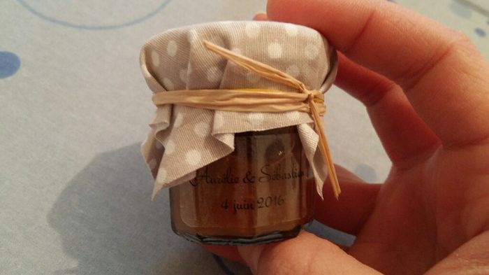 Pots de confitures pour remplacer les dragées ... - 1