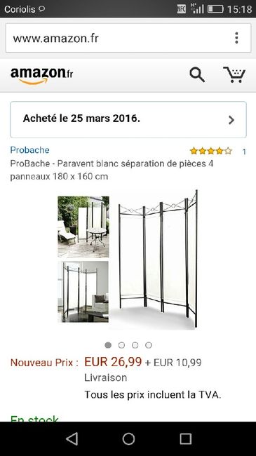 Commande du jour - 1