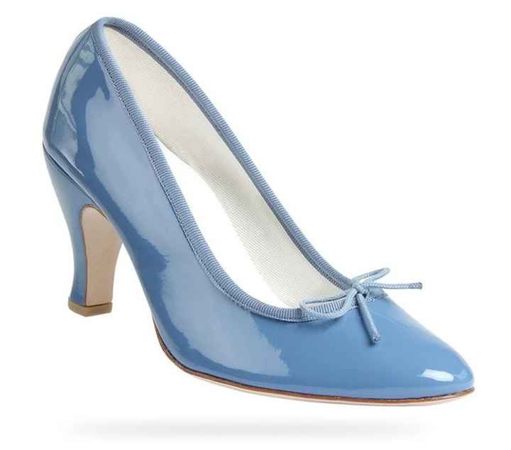Chaussures Thème bleu hiver