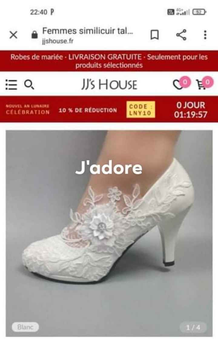 Dis-nous si tu as déjà trouvé tes chaussures de mariée ! - 1