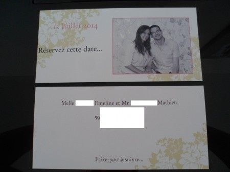 Notre save the date