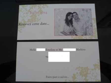 Notre save the date