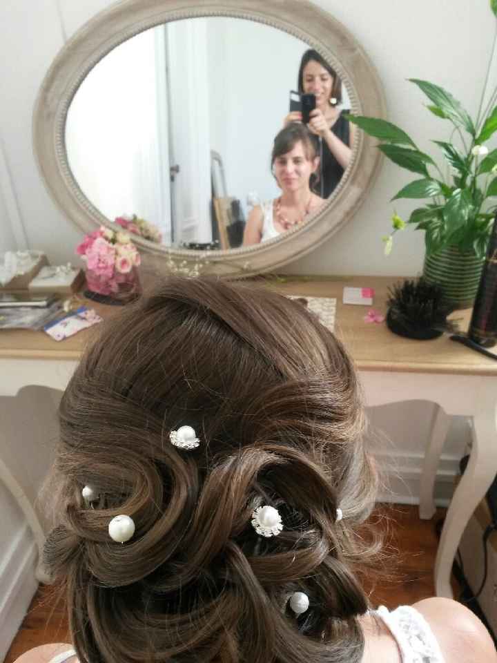 Premier essai coiffure avec la maison du mariage - 1