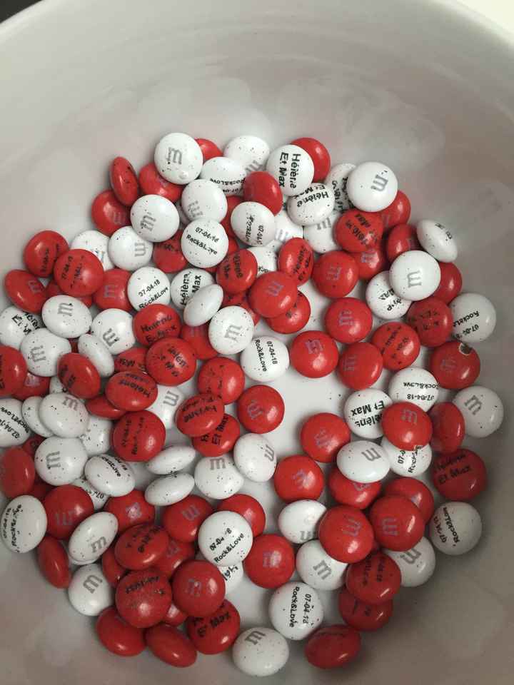  M&ms personnalisés - Déçue ! - 2