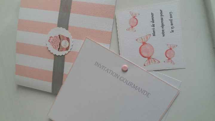 Faire part gourmandise maison - 3