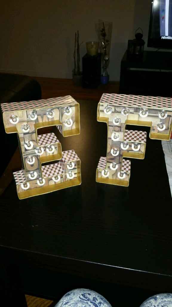 Mes lettres lumineuses diy - 1