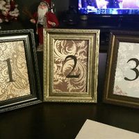Diy : mes numéros de table vintage - 2