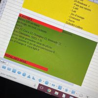 Aide pour liste des boissons - 1