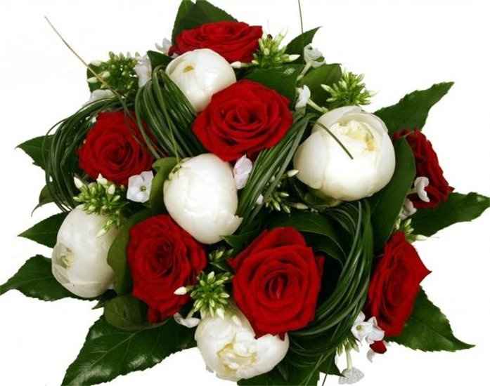 bouquet mariée roses rouges