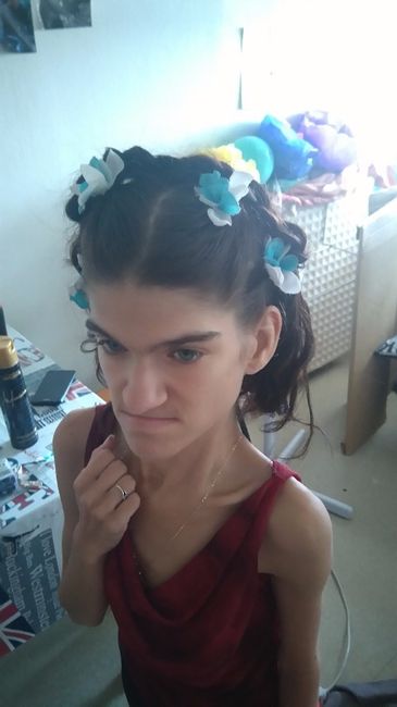 courronne de tresses et accesoire