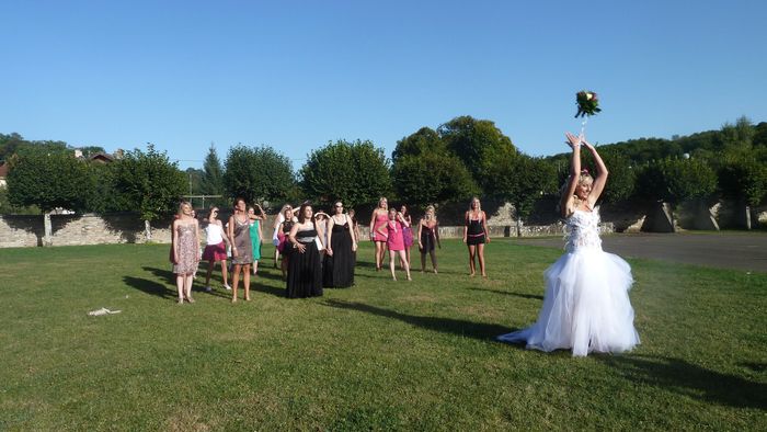 Lancer de bouquet