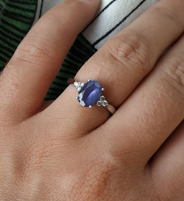 Bague de fiançaille de couleur : vous aimez ? - 1