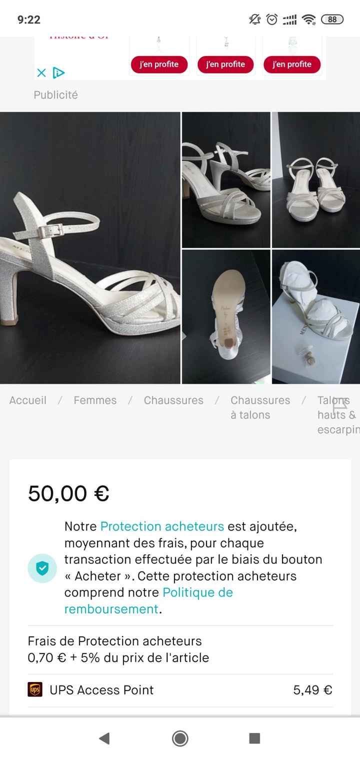 Chaussure mariée help - 1