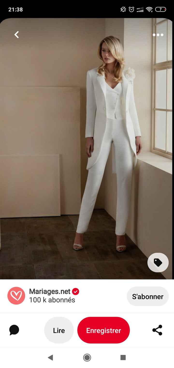 La mariée en tailleur vous aimez ? - 1