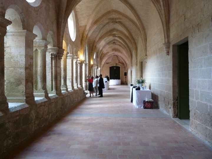 Cloître de l'Abbaye pour l'apéritif