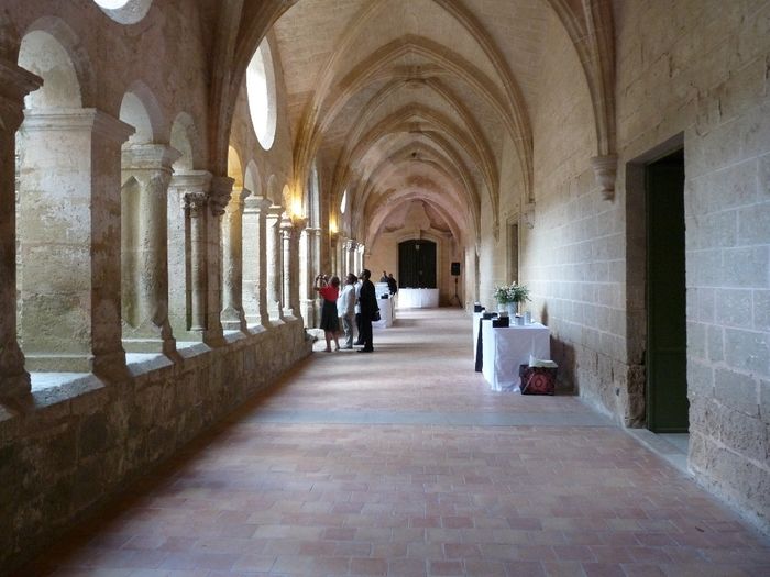 Cloître de l'Abbaye pour l'apéritif