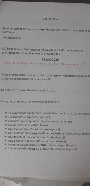 Recherche idee livret temoin - 2