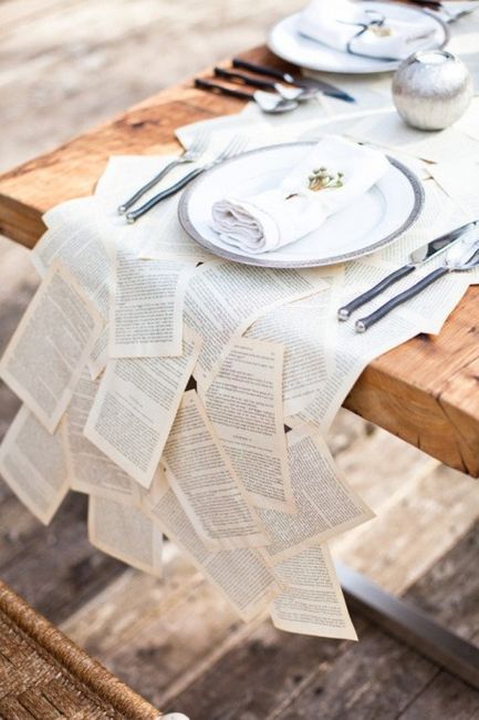 mariage sur le theme de la litterature ou du livre 11
