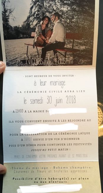  Nos faire-part 😍 - 4