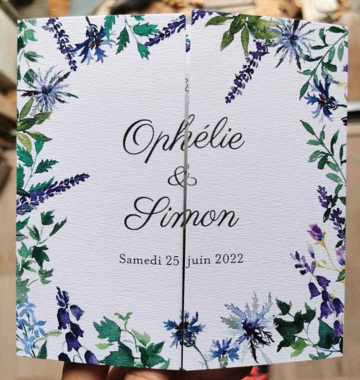 Faire-part de mon mariage - 1
