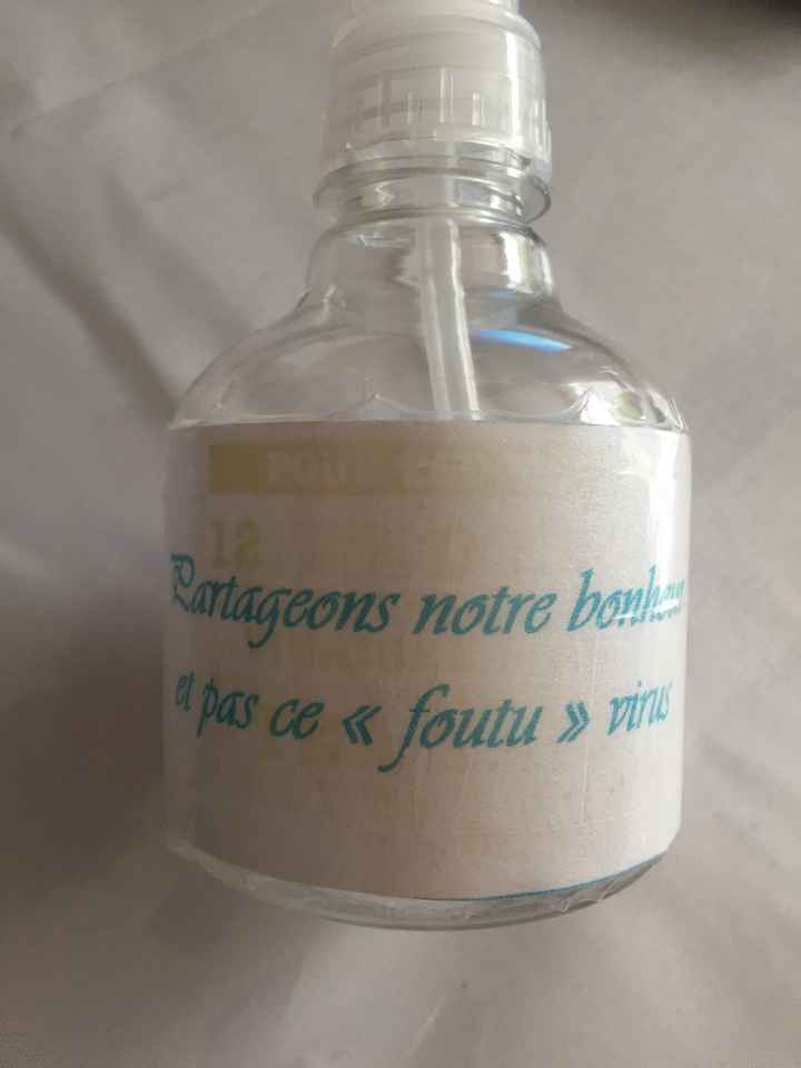 Etiquettes gel hydro alcoolique - 1