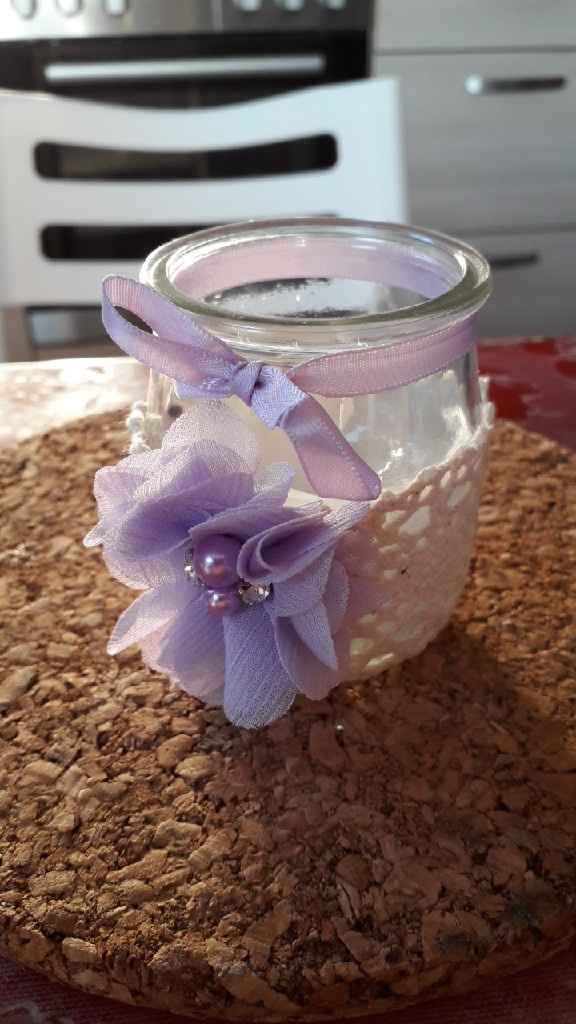 dyi Bougie pour centre de table. - 2