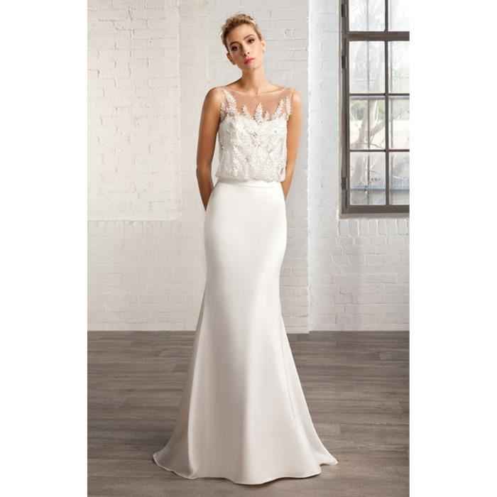  Robe de mariée satin - 1
