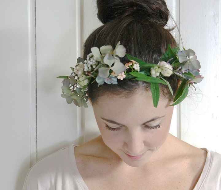 Une couronne de fleures fraîches! - 5