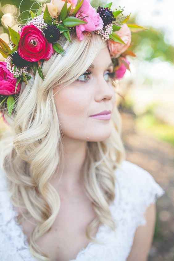 Une couronne de fleures fraîches! - 7