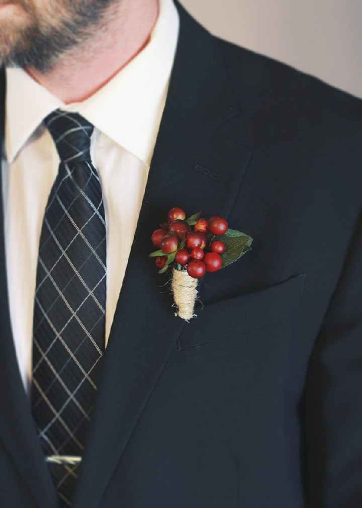 Une boutonnière en fleures fraiches pour monsieur! - 6