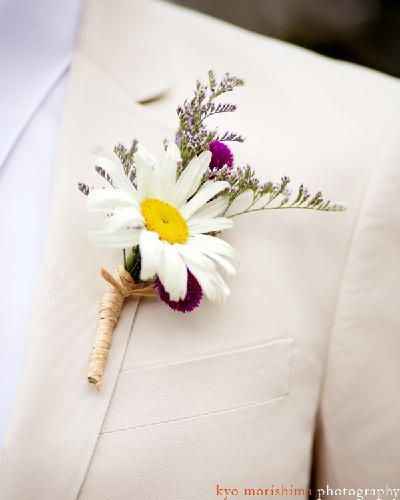 Une boutonnière en fleures fraiches pour monsieur! - 10