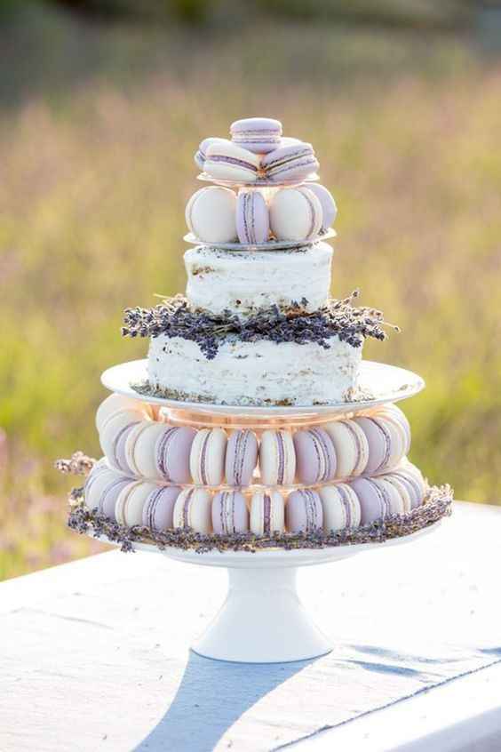 Le gâteau de mariage pastel - 9