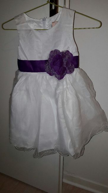 Robe pour petite fille (demoiselle d'honneur) - 1