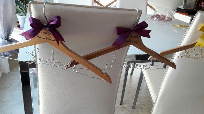 Diy cintre mariage personnalisé - 2