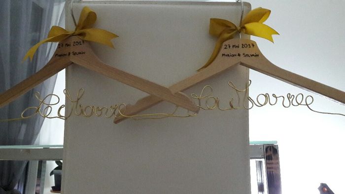 Diy cintre mariage personnalisé - 3