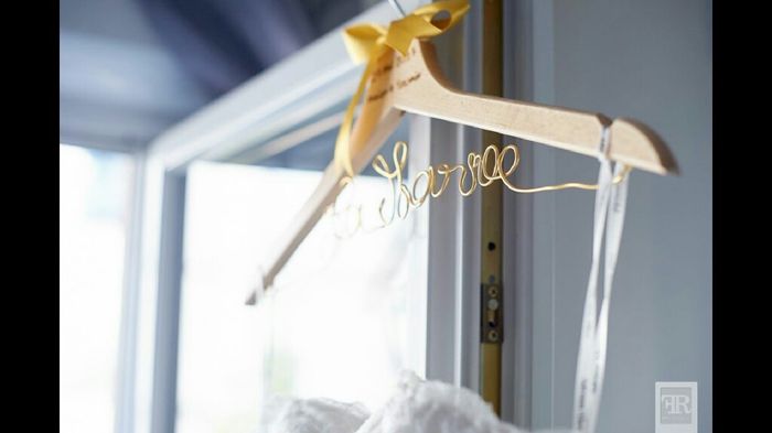 Diy cintre mariage personnalisé - 6