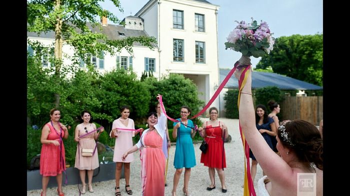 Lancer de bouquet ruban - 2