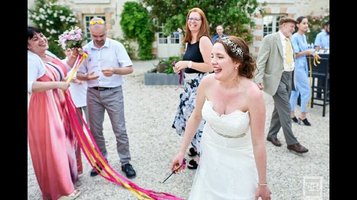 Lancer de bouquet ruban - 3